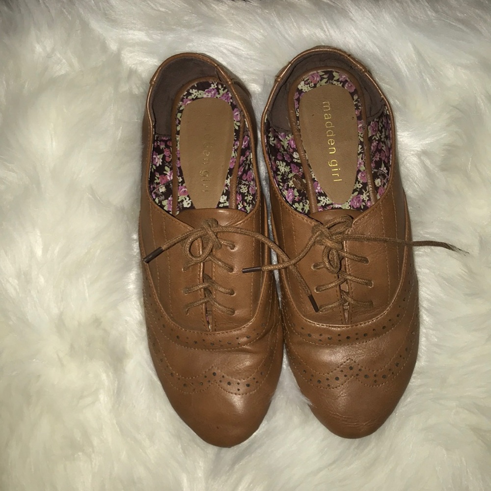 Madden girl brown flats